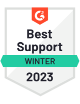 EnterpriseAlumni G2 Best Support Winter 2023 Badge