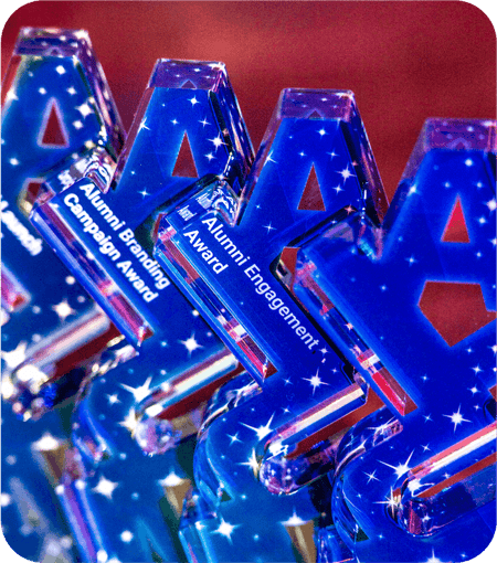 Row of awards
