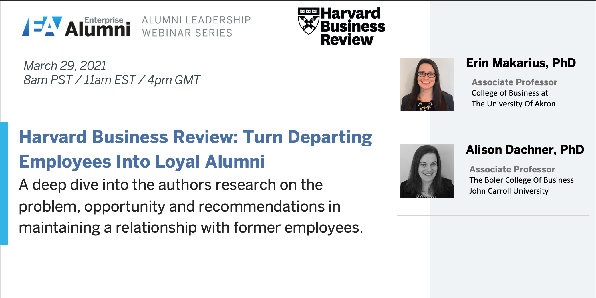 Harvard Business Review: Turn Departing Employees Into Loyal Alumni