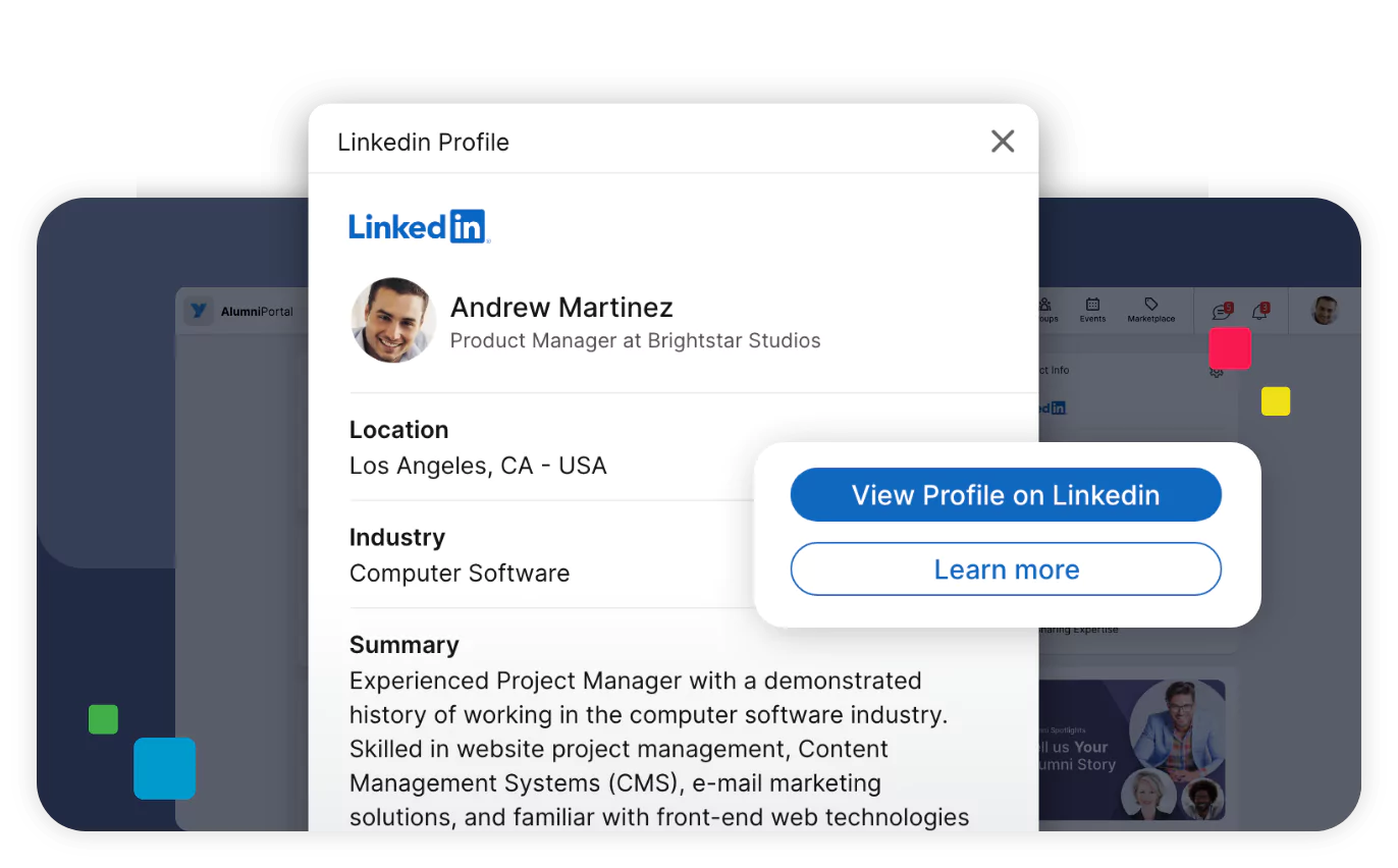 LinkedIn Profile Preview