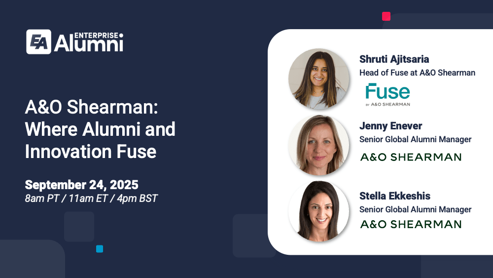 A&O Shearman: Where Alumni and Innovation Fuse